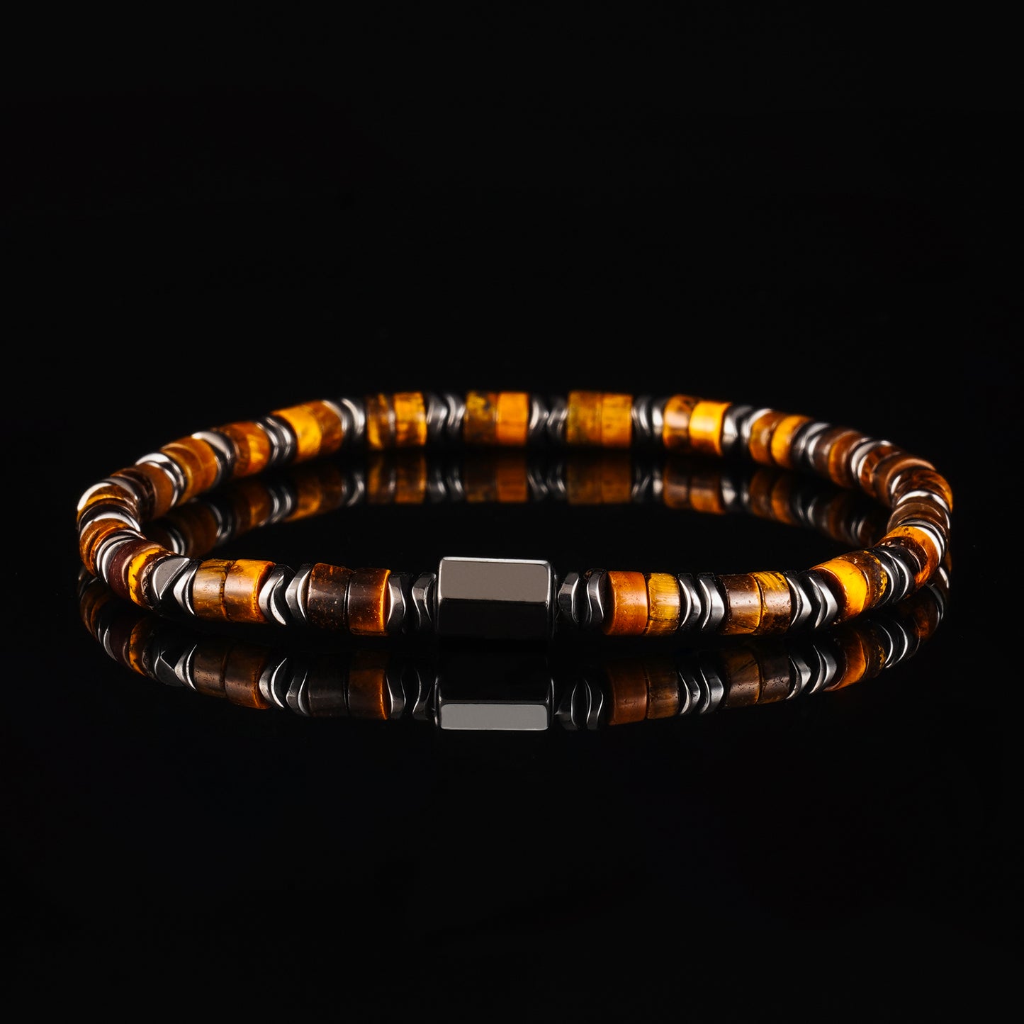 LABR Tigers Eye & Hematite Bracelet
