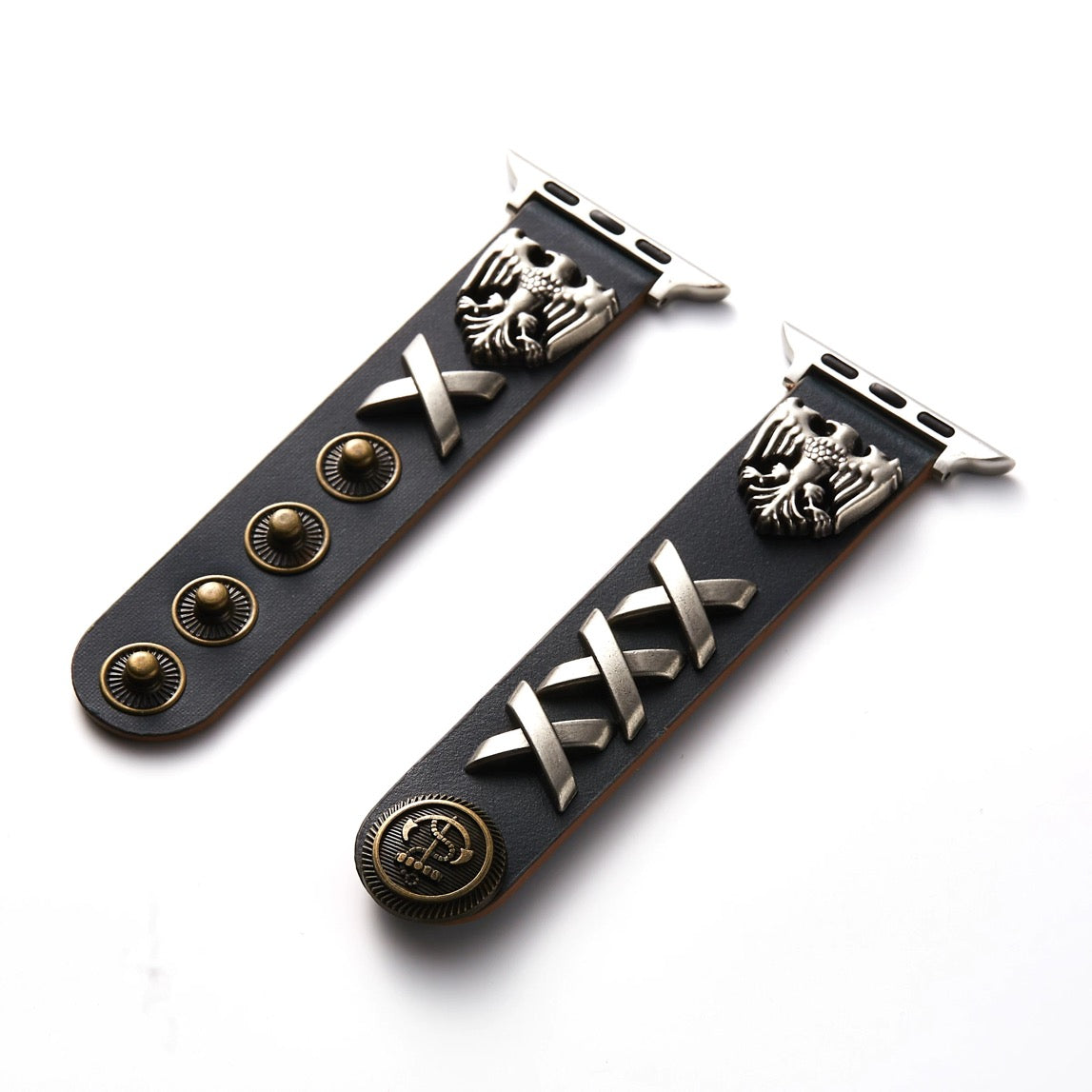 LABR Vintage Punk Leather Apple Watch Band