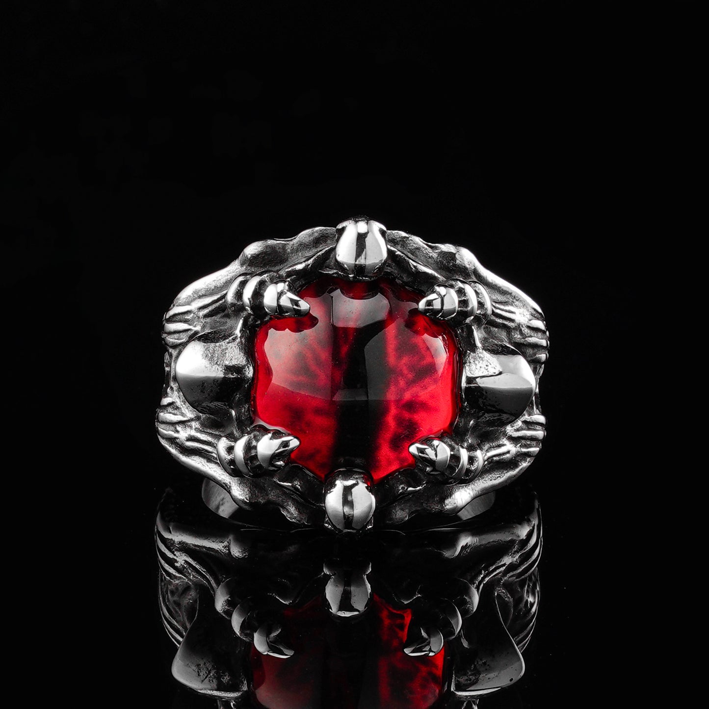 LABR Devil Evil Eye Dragon Eagle Claw Ring