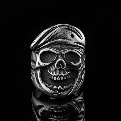 LABR Titanium Steel Skull Rings