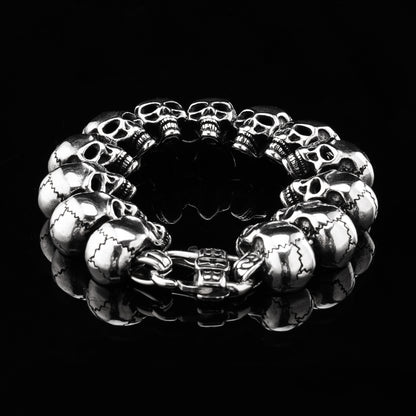 LABR Cycolinks Multi Skull Bracelet