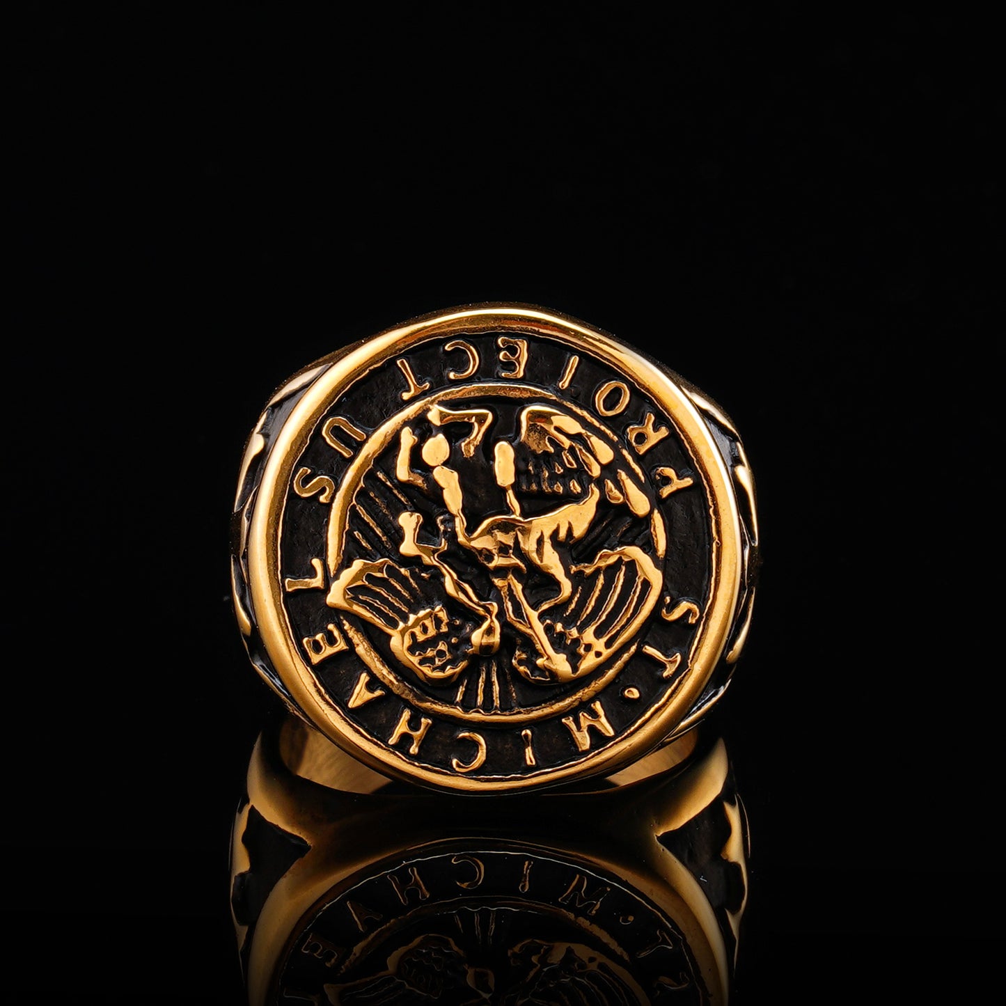 LABR Saint Michael Signet Ring for Men
