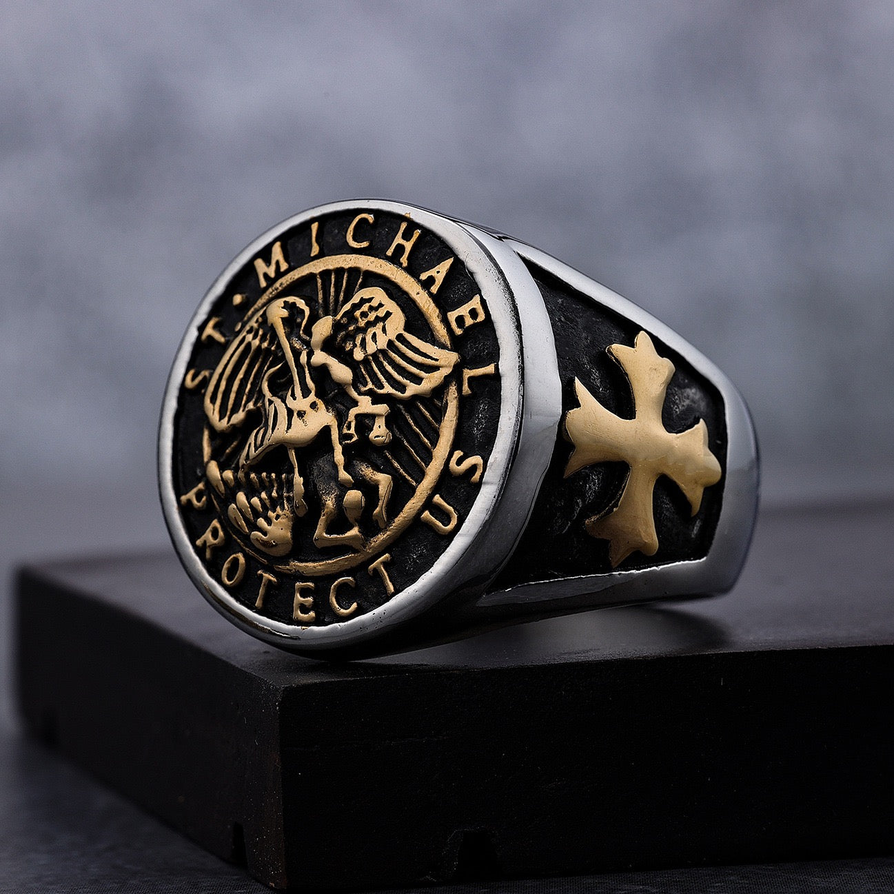 LABR Saint Michael Signet Ring for Men
