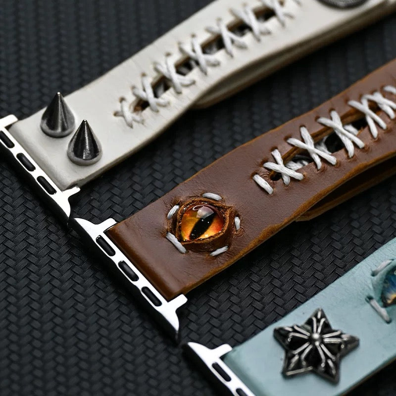 LABR Devil's Eye Leather Apple Watch Band