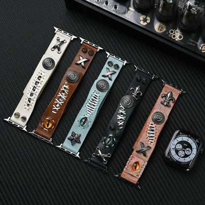 LABR Devil's Eye Leather Apple Watch Band