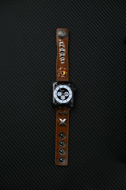 LABR Devil's Eye Leather Apple Watch Band