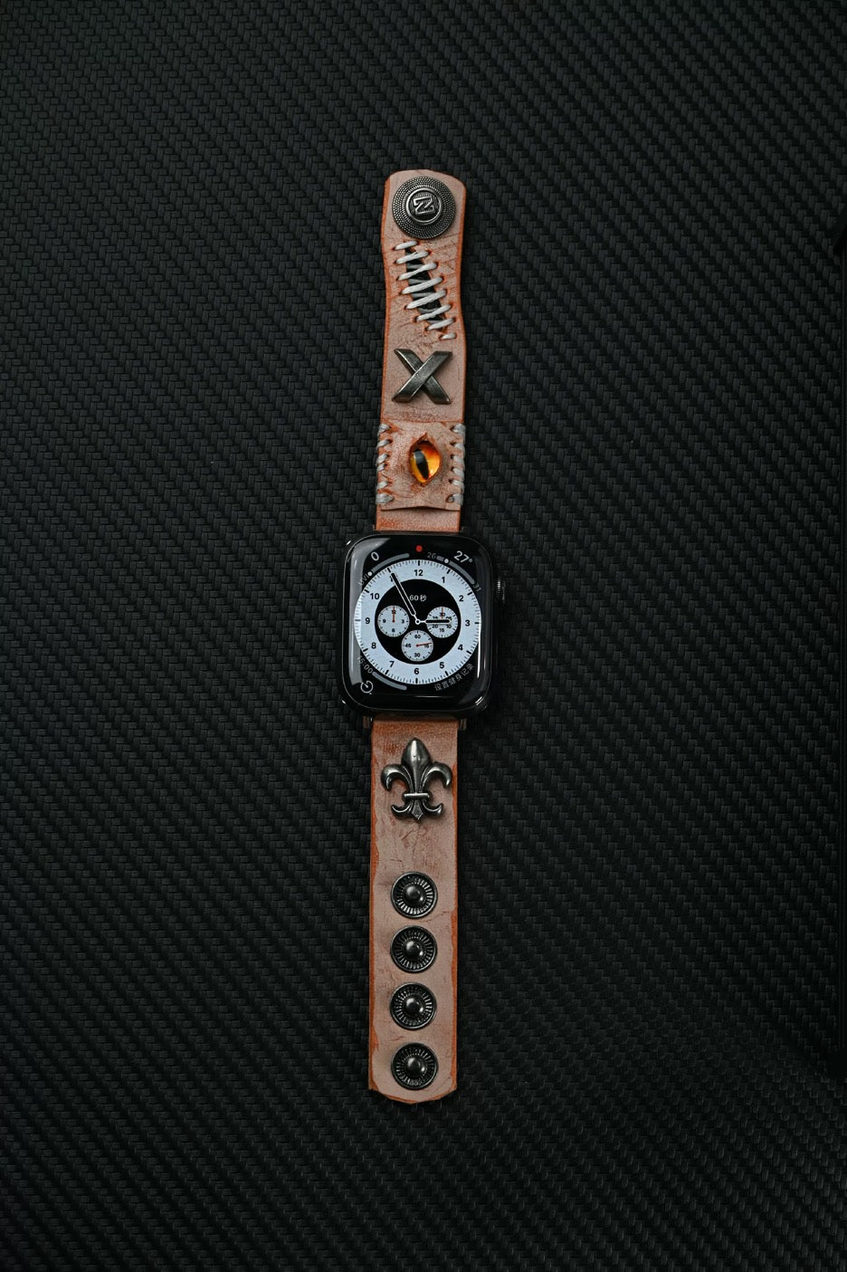LABR Devil's Eye Leather Apple Watch Band