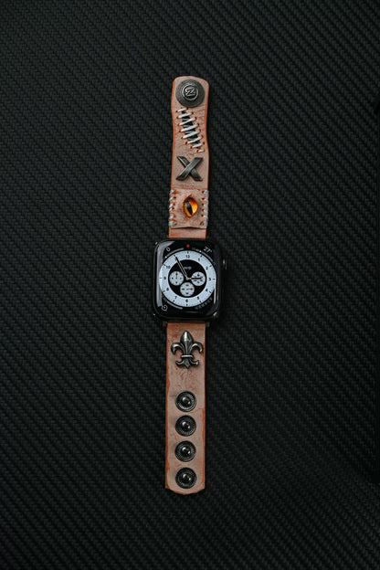LABR Devil's Eye Leather Apple Watch Band