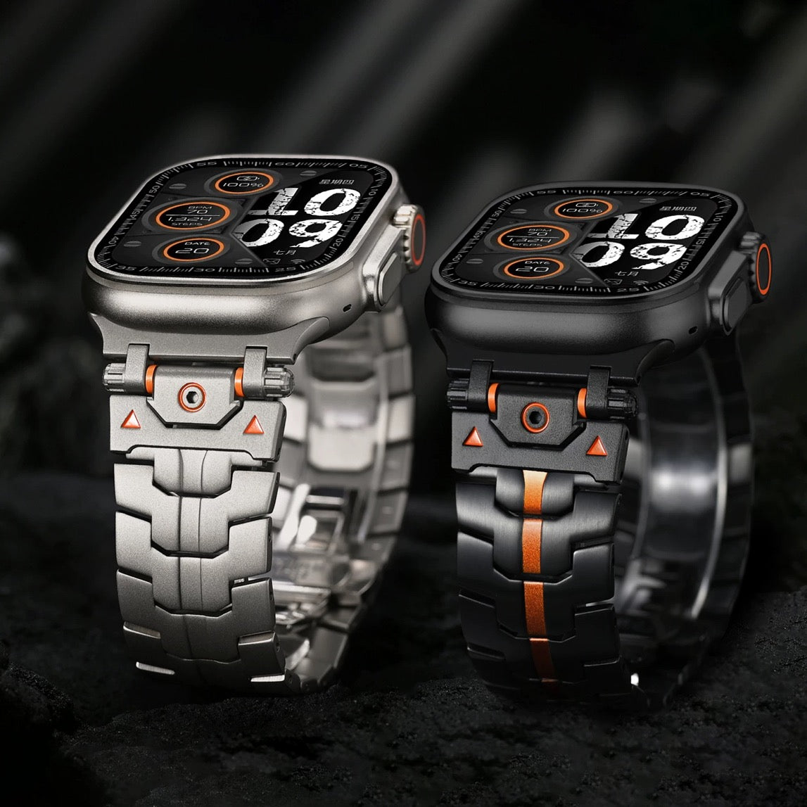 LABR Titanium Steel Modified Apple Watch Band