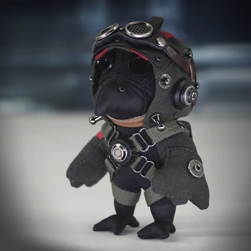 Steampunk Little Clumsy Bird – Plush Charm