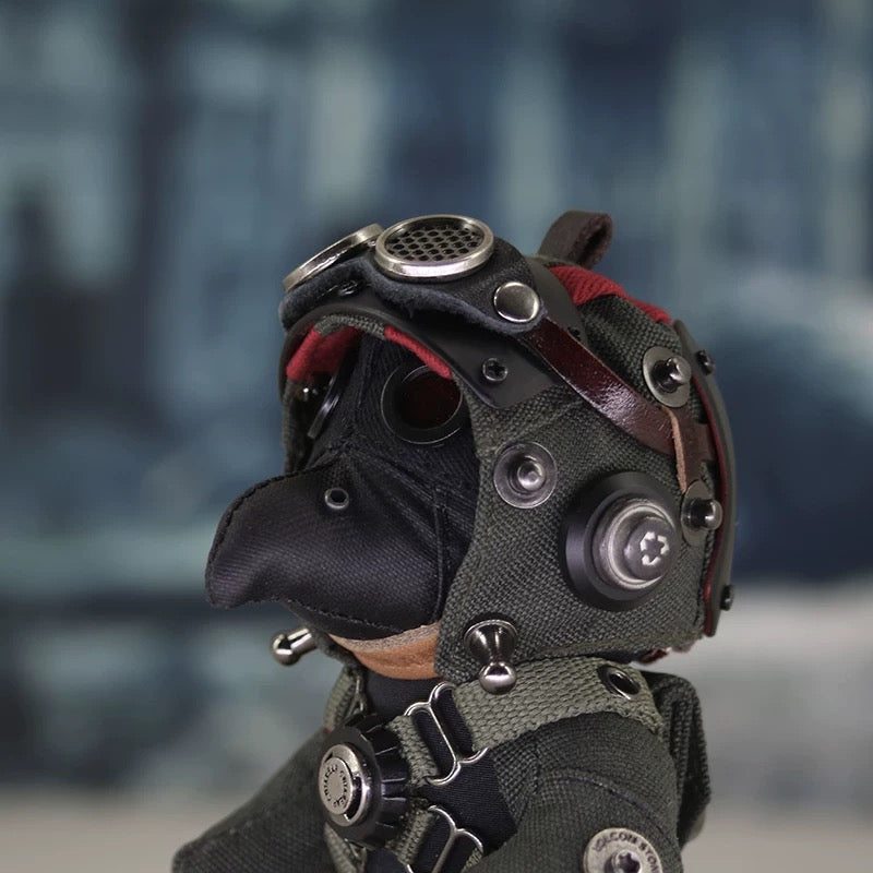 Steampunk Little Clumsy Bird – Plush Charm