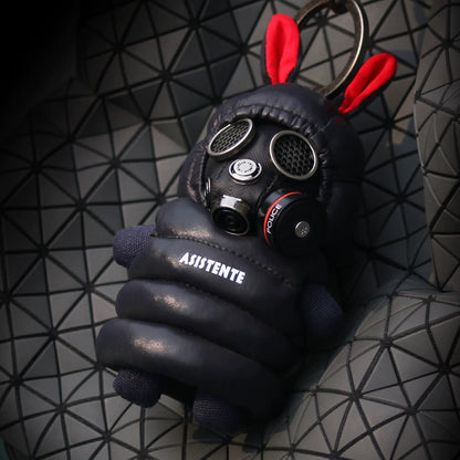 Bomb Suit Bunny with Gas Mask – Plush Charm