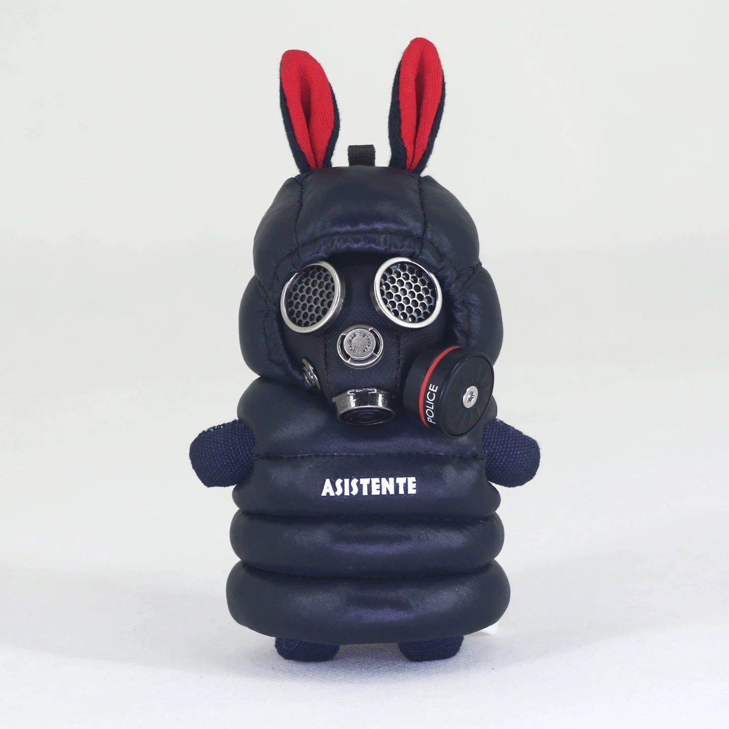 Bomb Suit Bunny with Gas Mask – Plush Charm